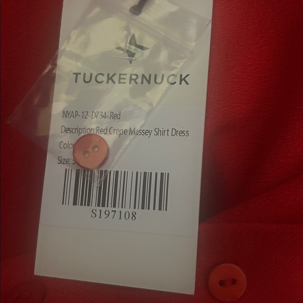 Tuckernuck Ruffle Sleeve Polo Dress sz s nwt - Picture 5 of 5